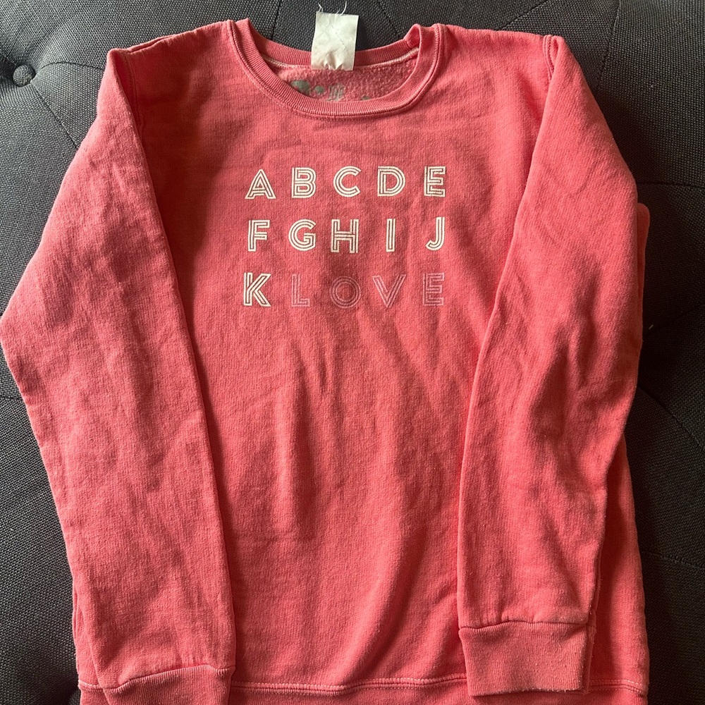 The Wishing Elephant Youth Size L Valentine’s Sweatshirt